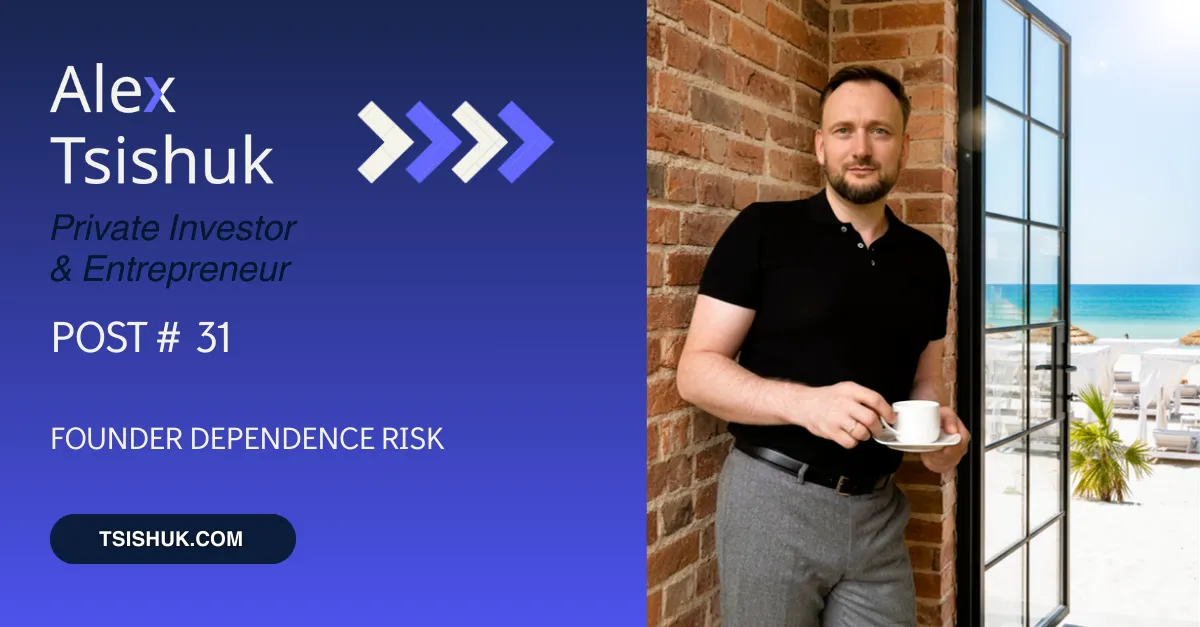 Founder dependence risk