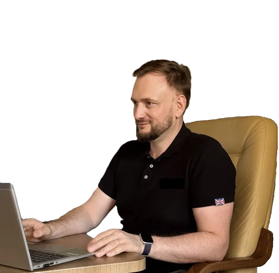 Alex Tsishuk at work